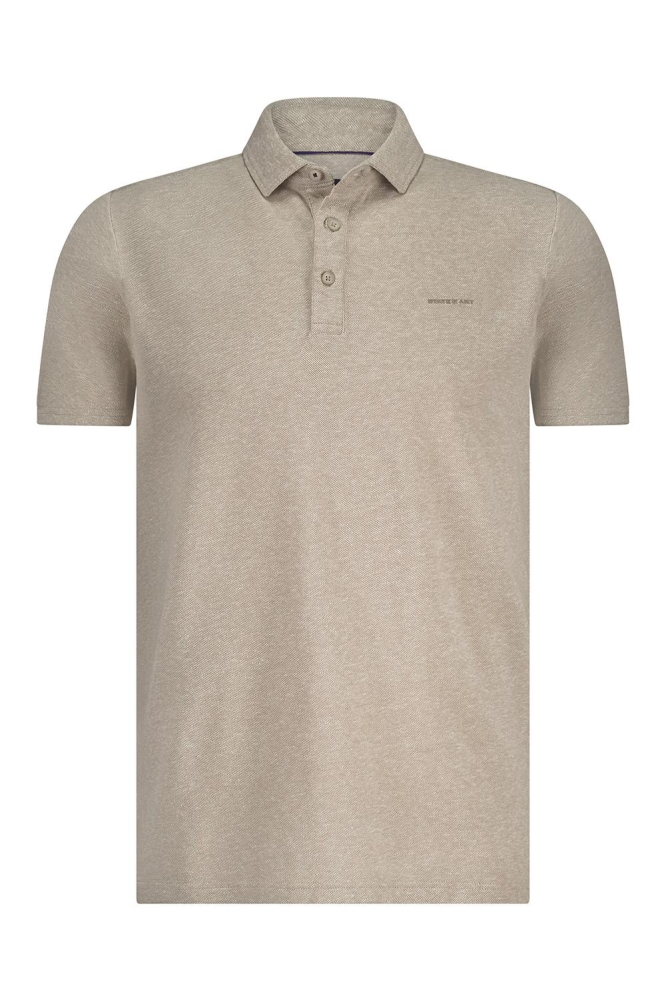 PIQUE POLO MET GEMELEERD DESIGN 461 15907 1611